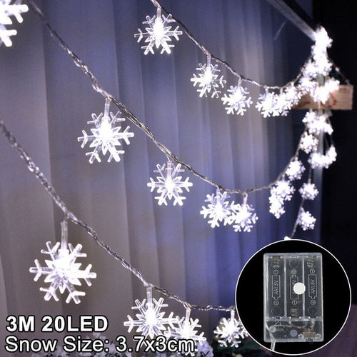 Load image into Gallery viewer, Snowflakes LED Christmas Lights
