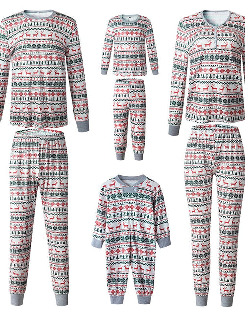 Load image into Gallery viewer, Family Matching Christmas Pajamas Set
