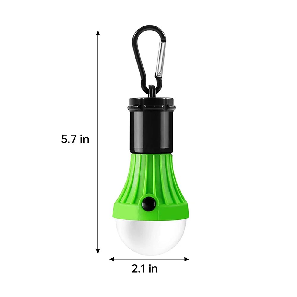 Camping Light Bulb Portable LED Camping Lantern Camp Tent Lights Lamp Camping Gear and Equipment with Clip Hook for Indoor